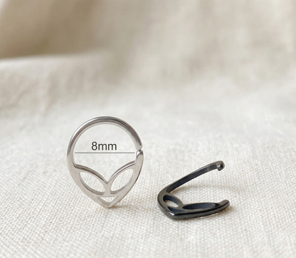 Alien Bendable Hoop Ring 16G 18G