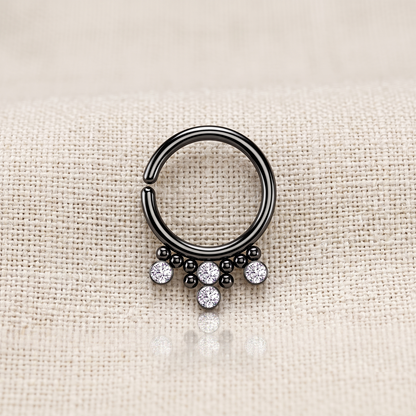 Bendable Hoop CZ and Cluster Beads 16G 18G