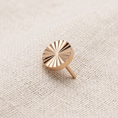 Titanium Round Dia-Cut Threadless Top