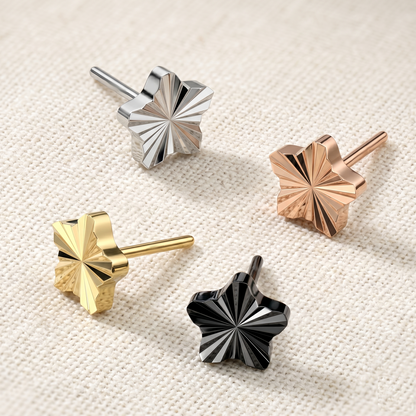 Titanium Dia-Cut Star Threadless Top (4-Color)