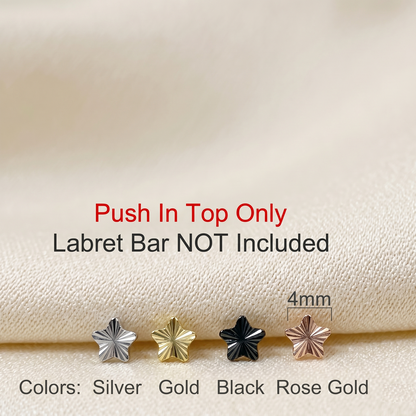 Titanium Dia-Cut Star Threadless Top (4-Color)
