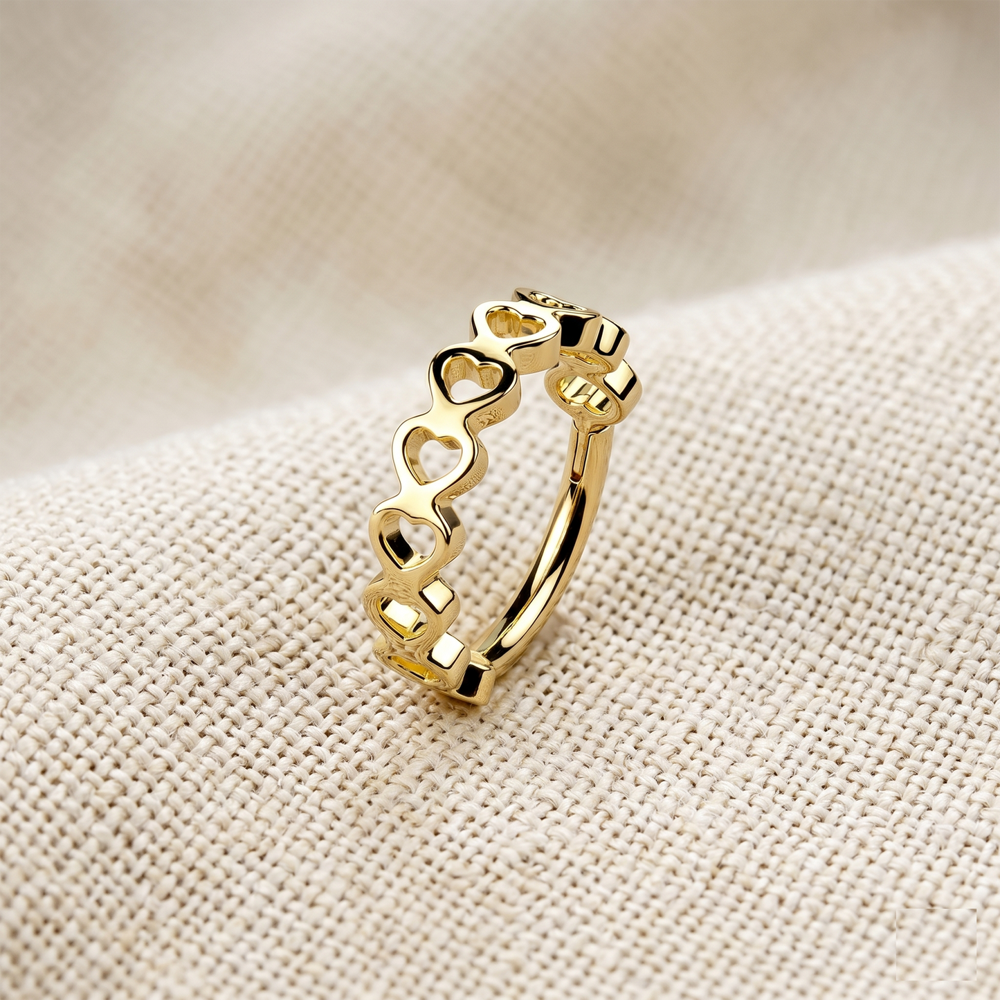 Surgical Steel Heart Hinged Clicker Hoop 16G