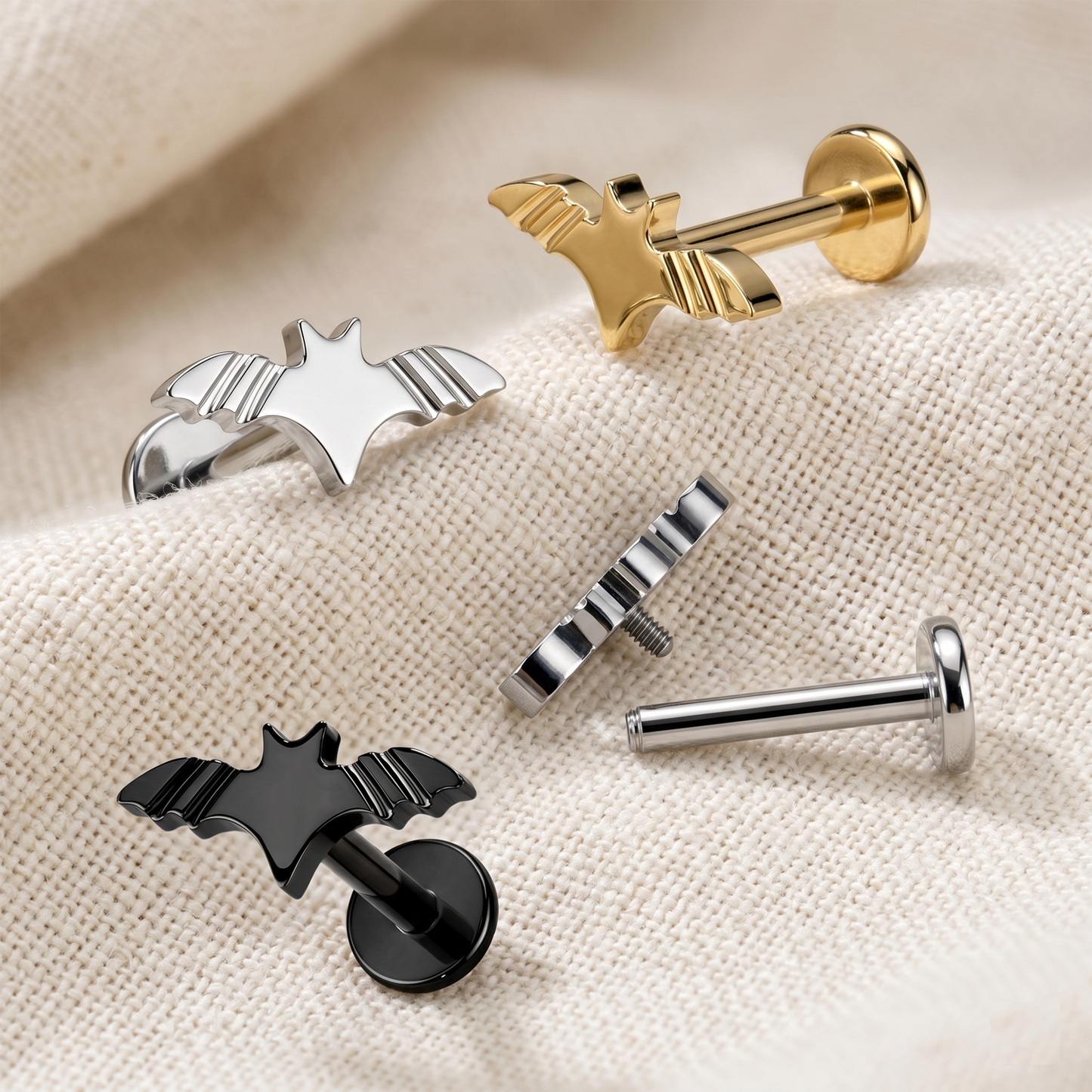 Titanium Bat Threaded Stud 16G
