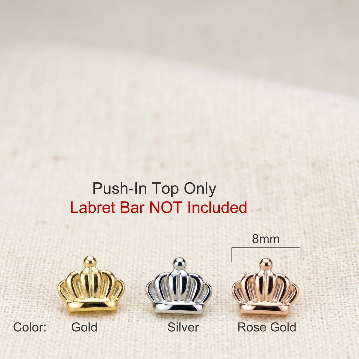 Titanium Crown Threadless Top