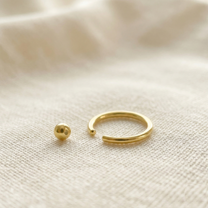 Surgical Steel Captive Bead Hoop Ring 16G 18G 20G