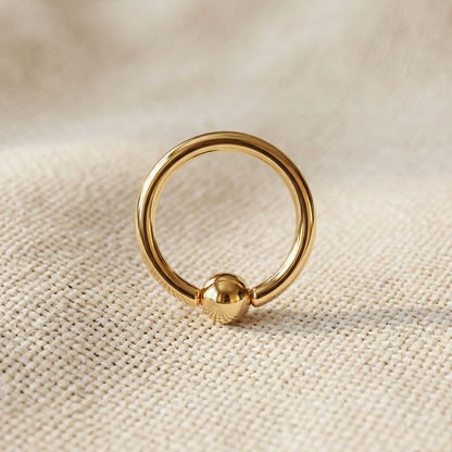 Surgical Steel Captive Bead Hoop Ring 16G 18G 20G