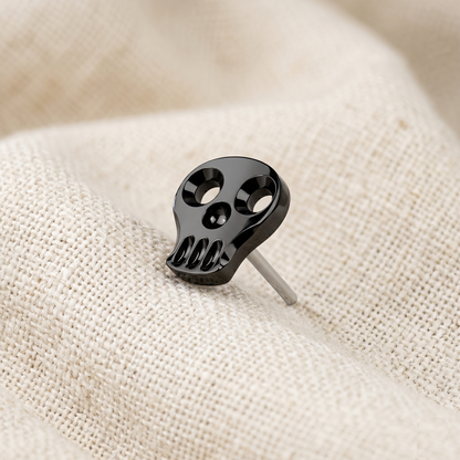 Titanium Hollow Skull Threadless Top