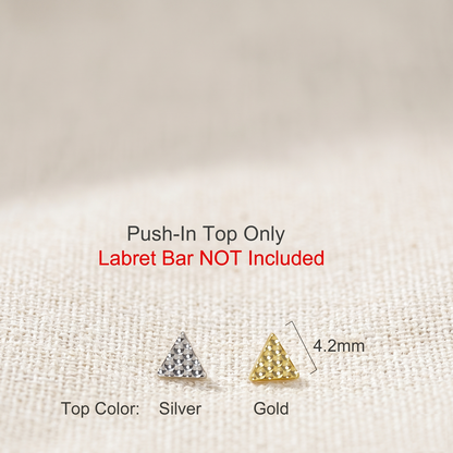 Titanium Triangle Dia-Cut Threadless Top