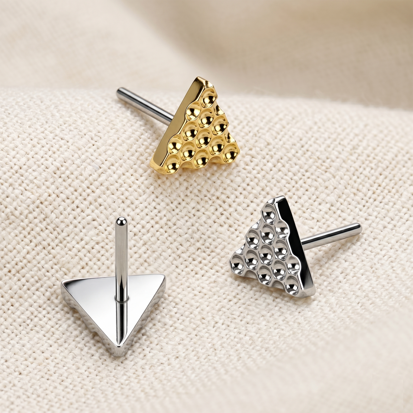 Titanium Triangle Dia-Cut Threadless Top