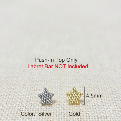 Titanium Dia-Cut Star Threadless Top