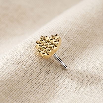 Titanium Heart Threadless Top