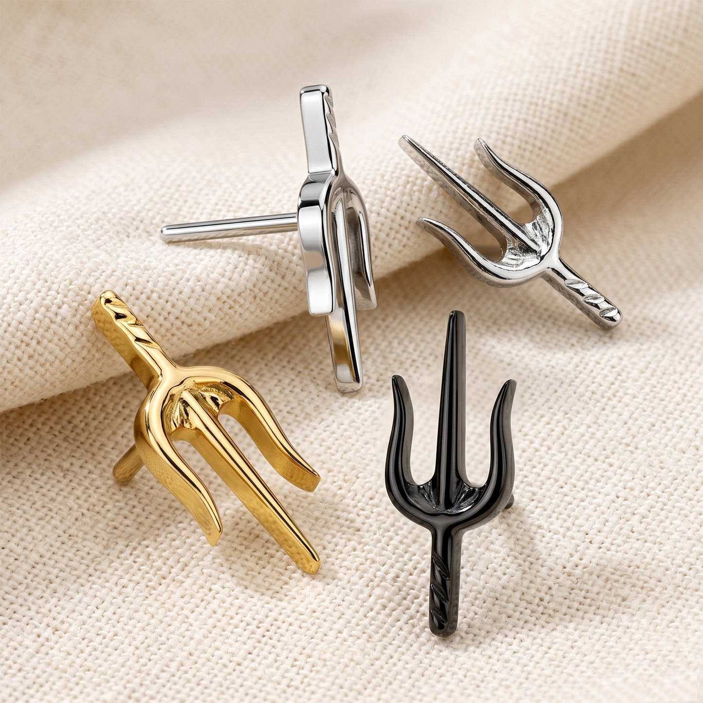Titanium Trident Threadless Top