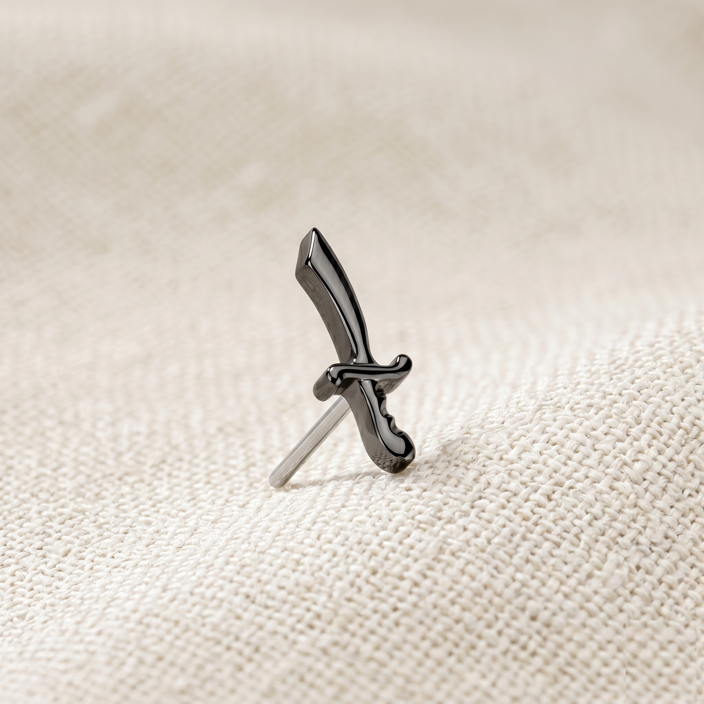 Titanium Pirate Sword Threadless Top