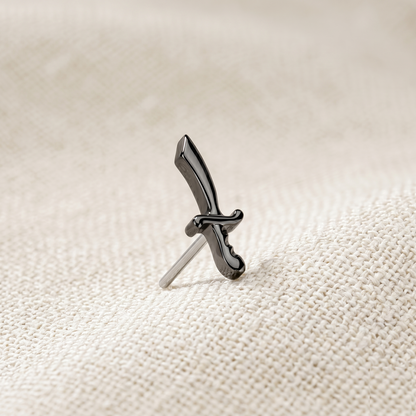 Titanium Pirate Sword Threadless Top