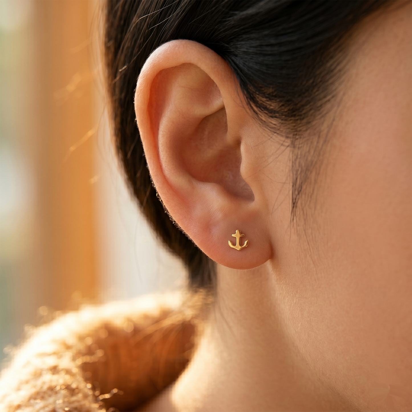 Titanium Anchor Threadless Stud