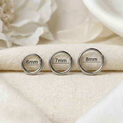 Titanium Hinged Segment Ring Dome 20G