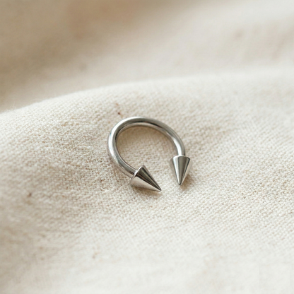 Surgical Steel Spike Circular Barbell