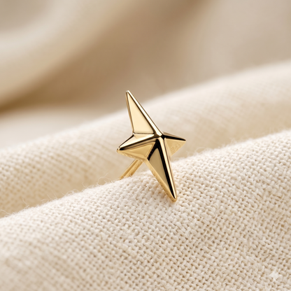 Titanium North Star Cross Threadless Top