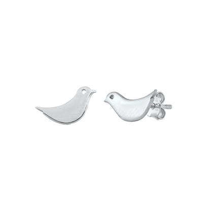 ✨ 925 Silver Small Bird Stud Earrings
