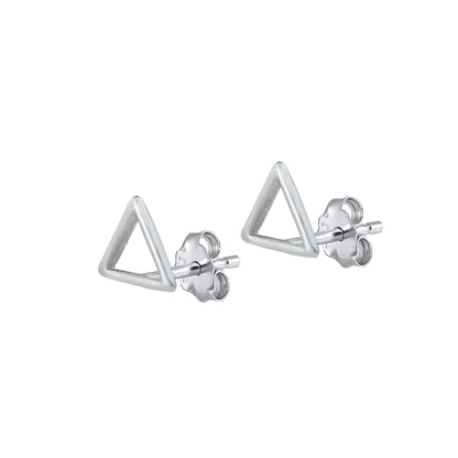 ✨ 925 Silver Triangle Stud Earrings