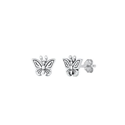 ✨ 925 Silver Butterfly Stud Earrings