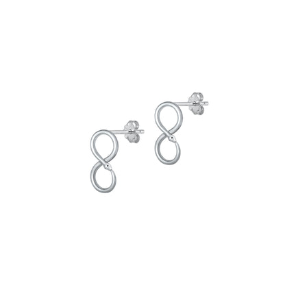 ✨ 925 Silver Infinity Stud Earrings