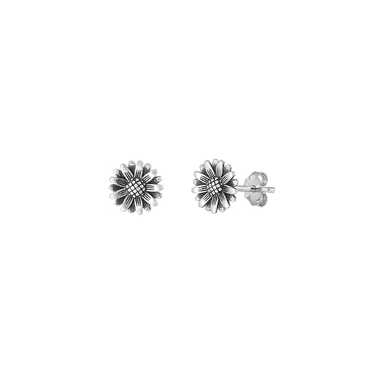 ✨ 925 Silver Flower Stud Earrings