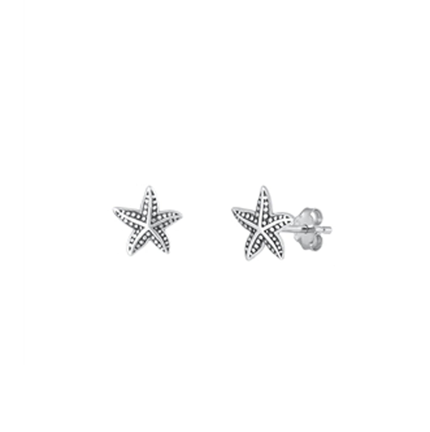 ✨ 925 Silver Starfish Stud Earrings