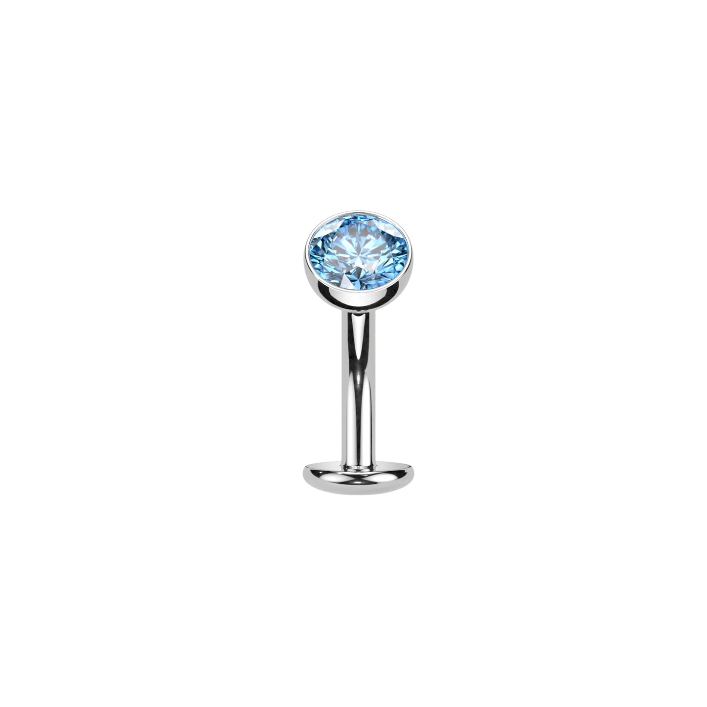 ✨  Titanium Threadless CZ Ball Belly Ring