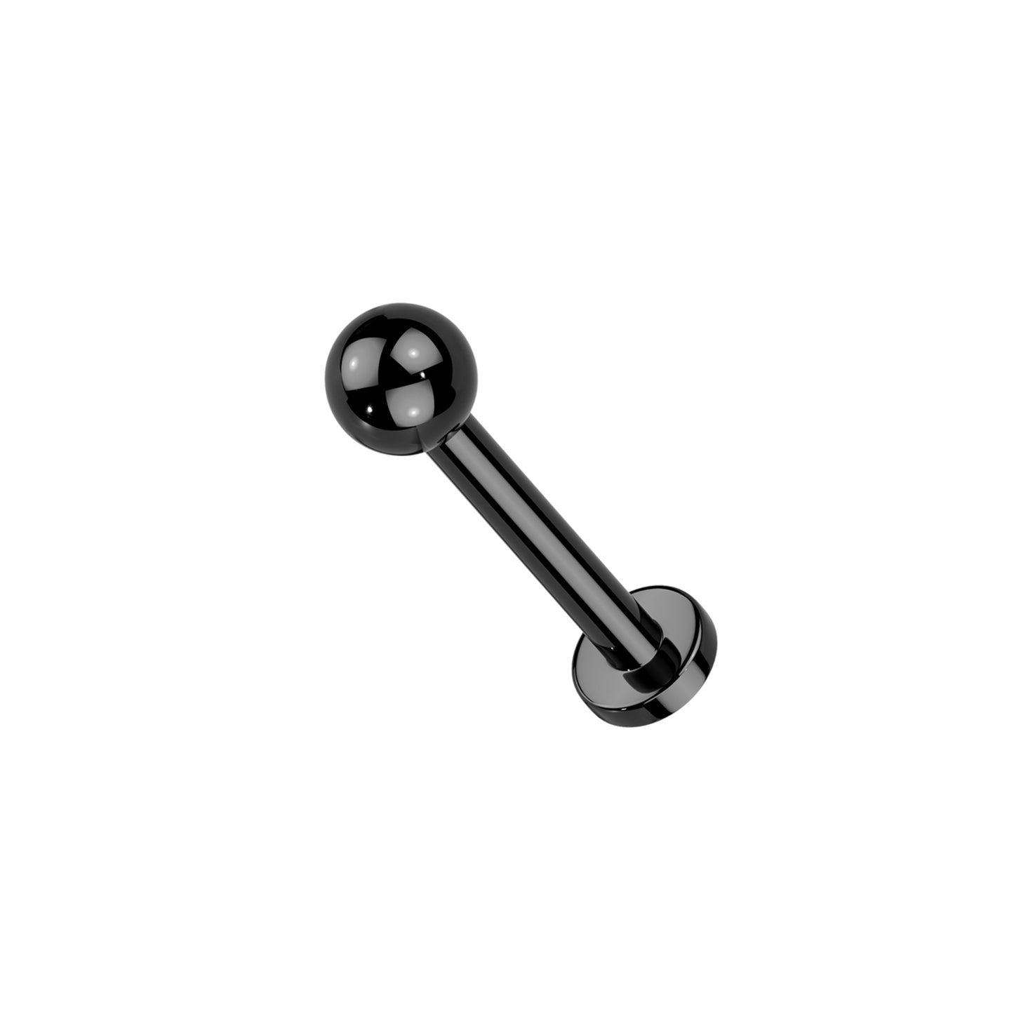 ✨ 316L Black PVD Surgical Steel Externally Threaded 3mm Ball Top