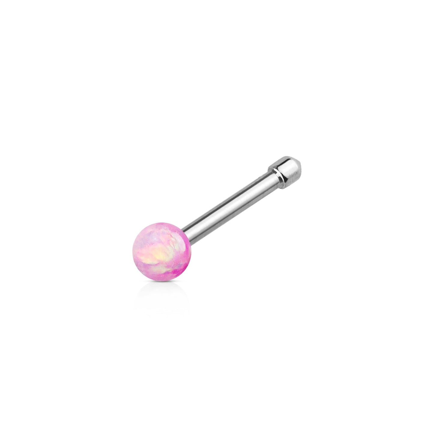 ✨ Opal Ball Nose Bone Stud 20G