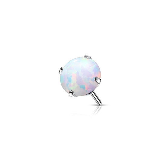 ✨ Titanium Opal Ball Prong Set Threadless Top 2mm, 3mm, 4mm