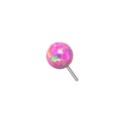 Titanium Opal Ball Threadless Top 2mm 3mm 4mm