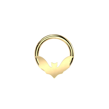 ✨ Bat Shaped Hinged Hoop