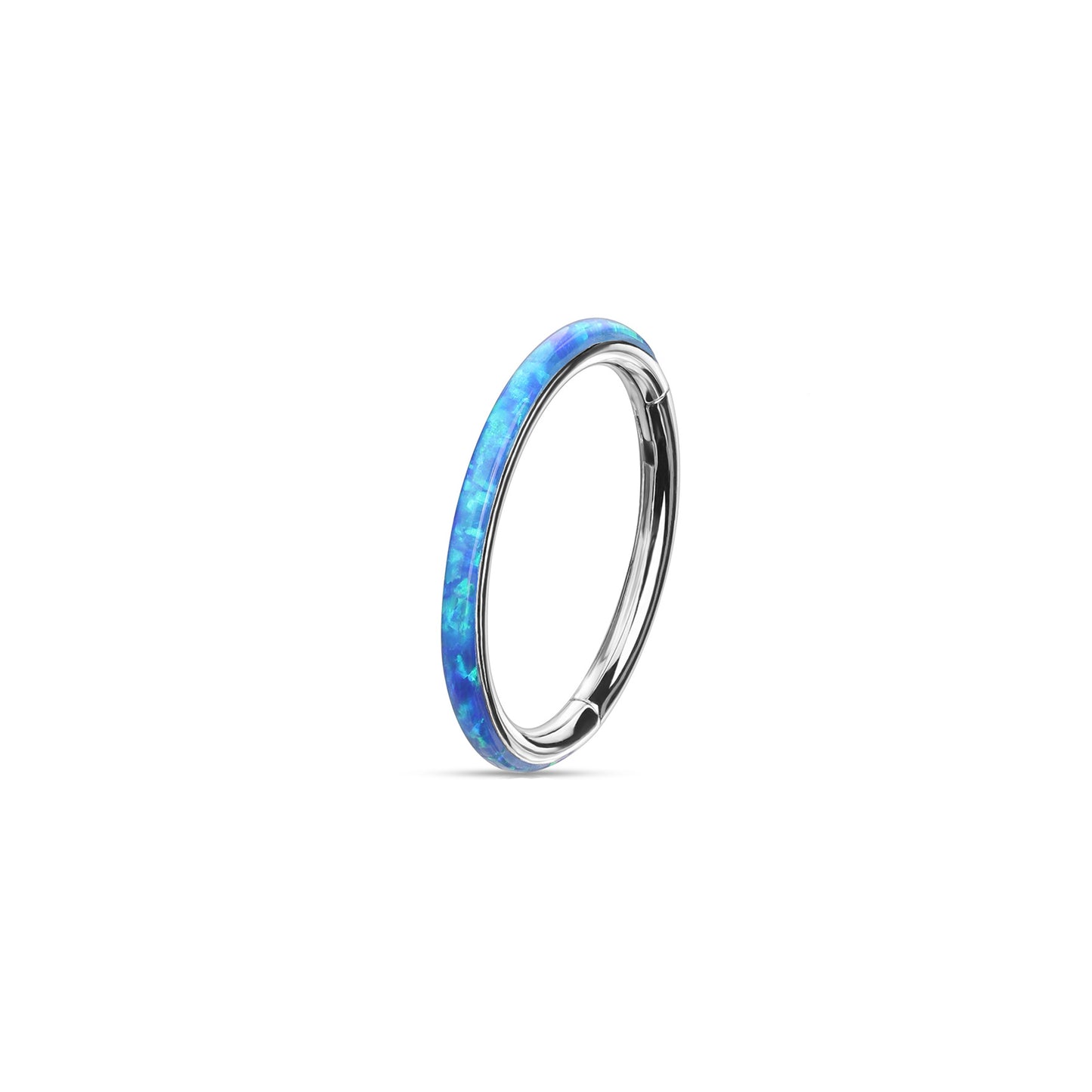 ✨ 16G Opal Hinged Clicker Hoop