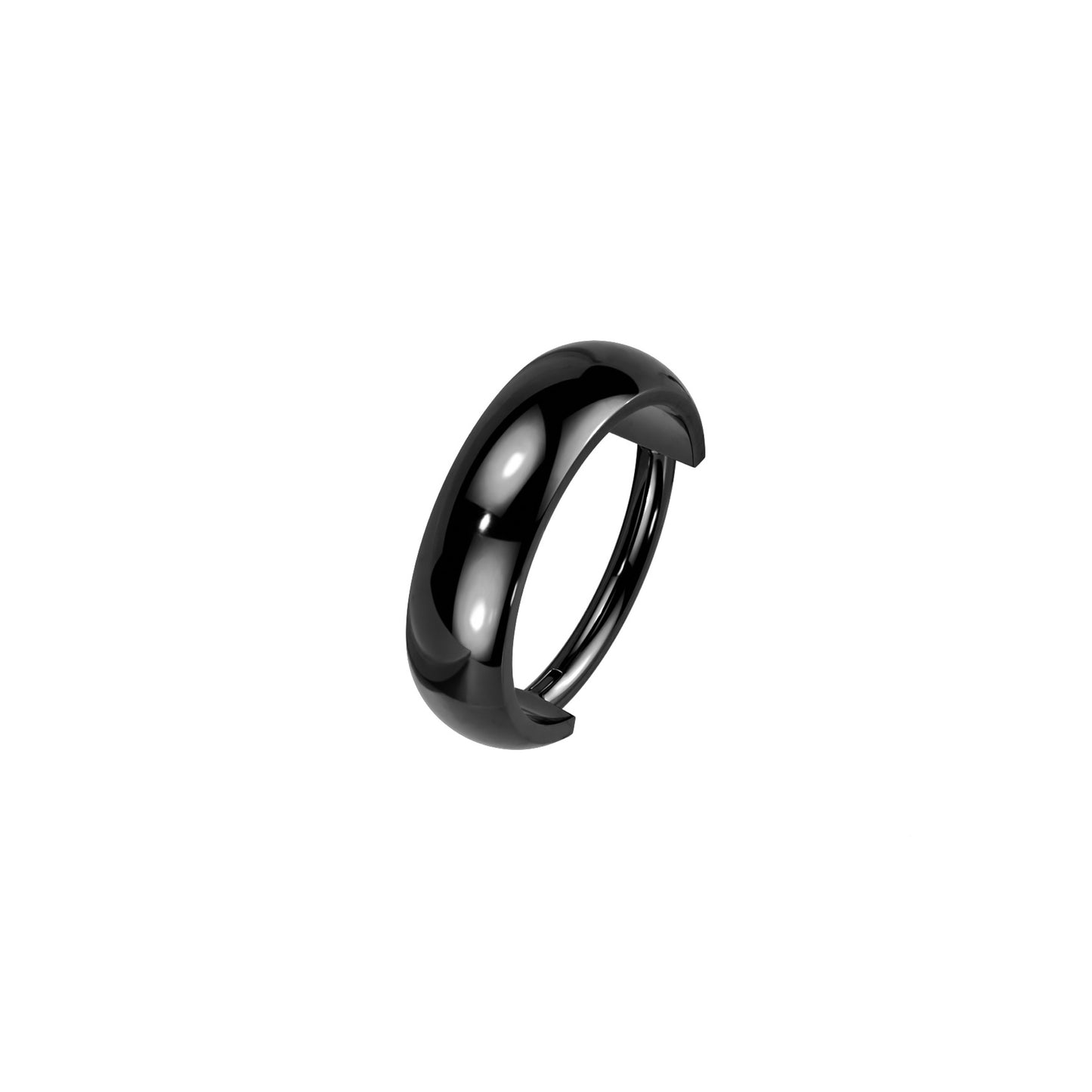 ✨Titanium Hinged Clicker Ring with Dome Surface 16G