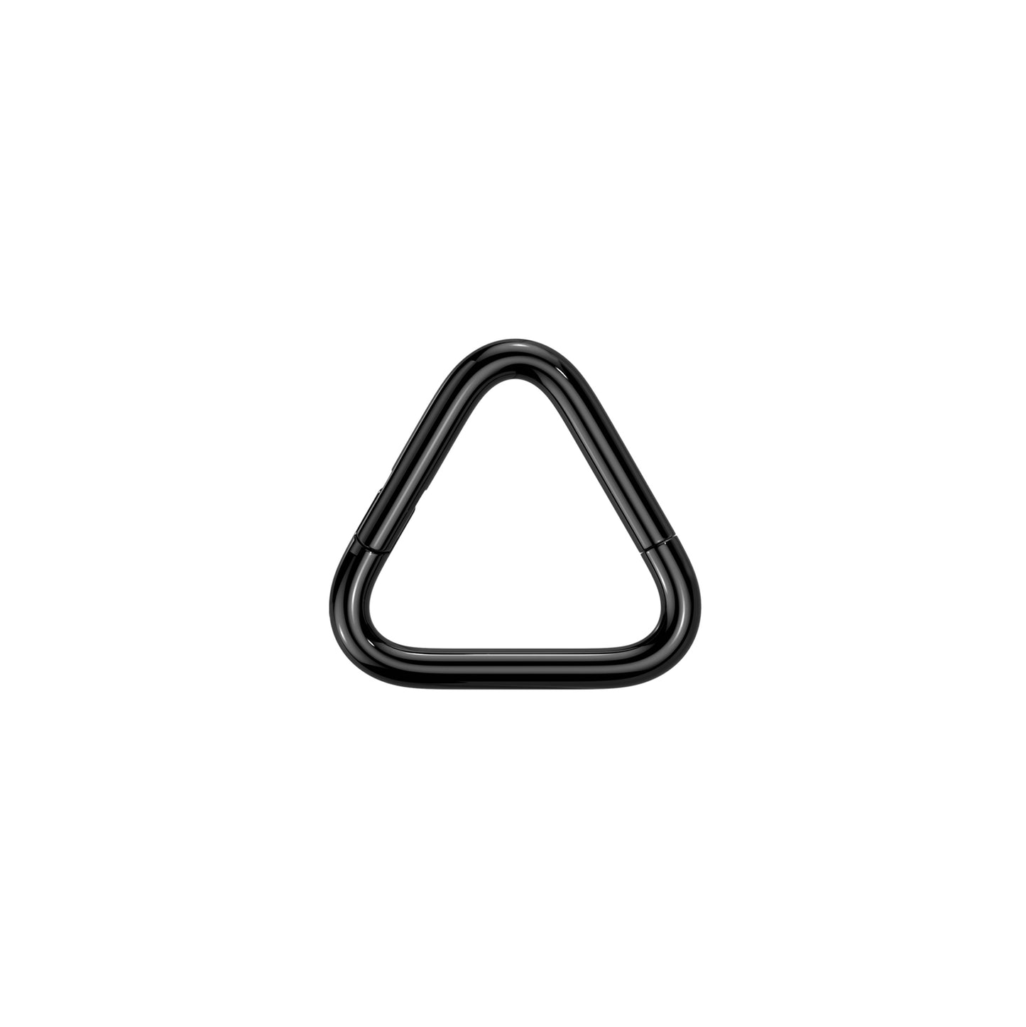 ✨ Titanium Triangle Hinged Clicker Hoop Ring