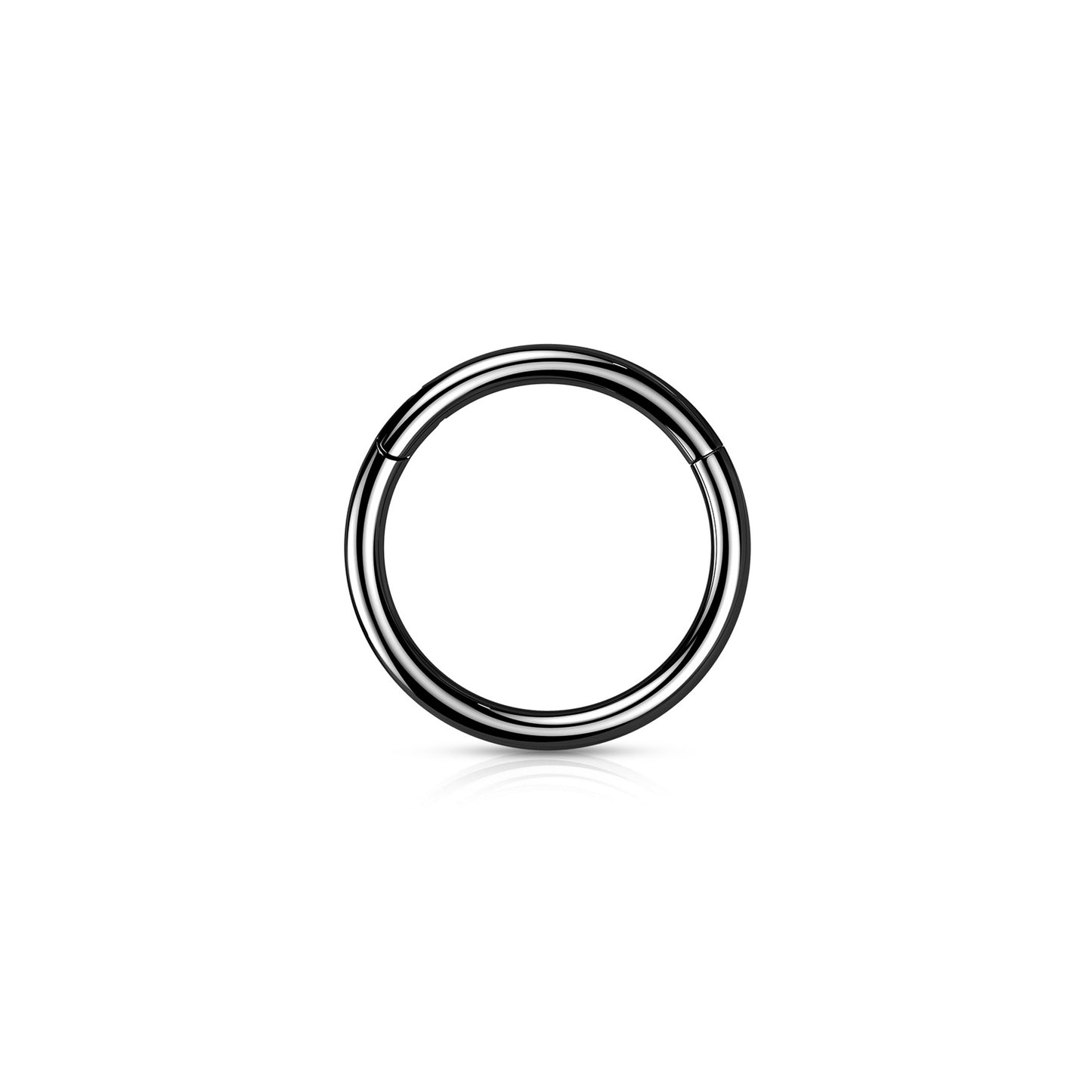 ✨ 20G Titanium Plain Hinged Hoop Clicker Ring