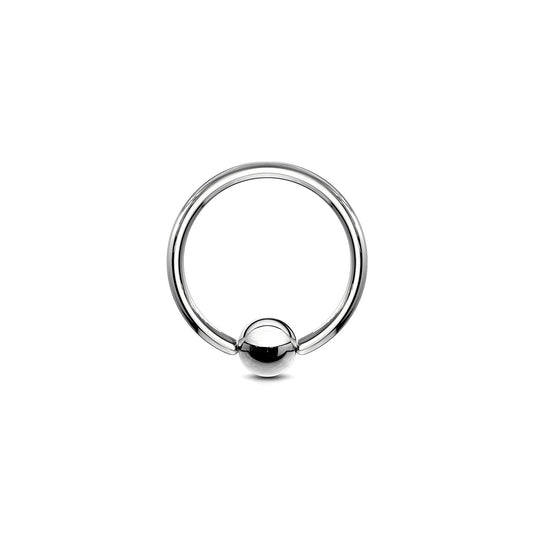 ✨ Stainless Steel Captive Bead Hoop Ring