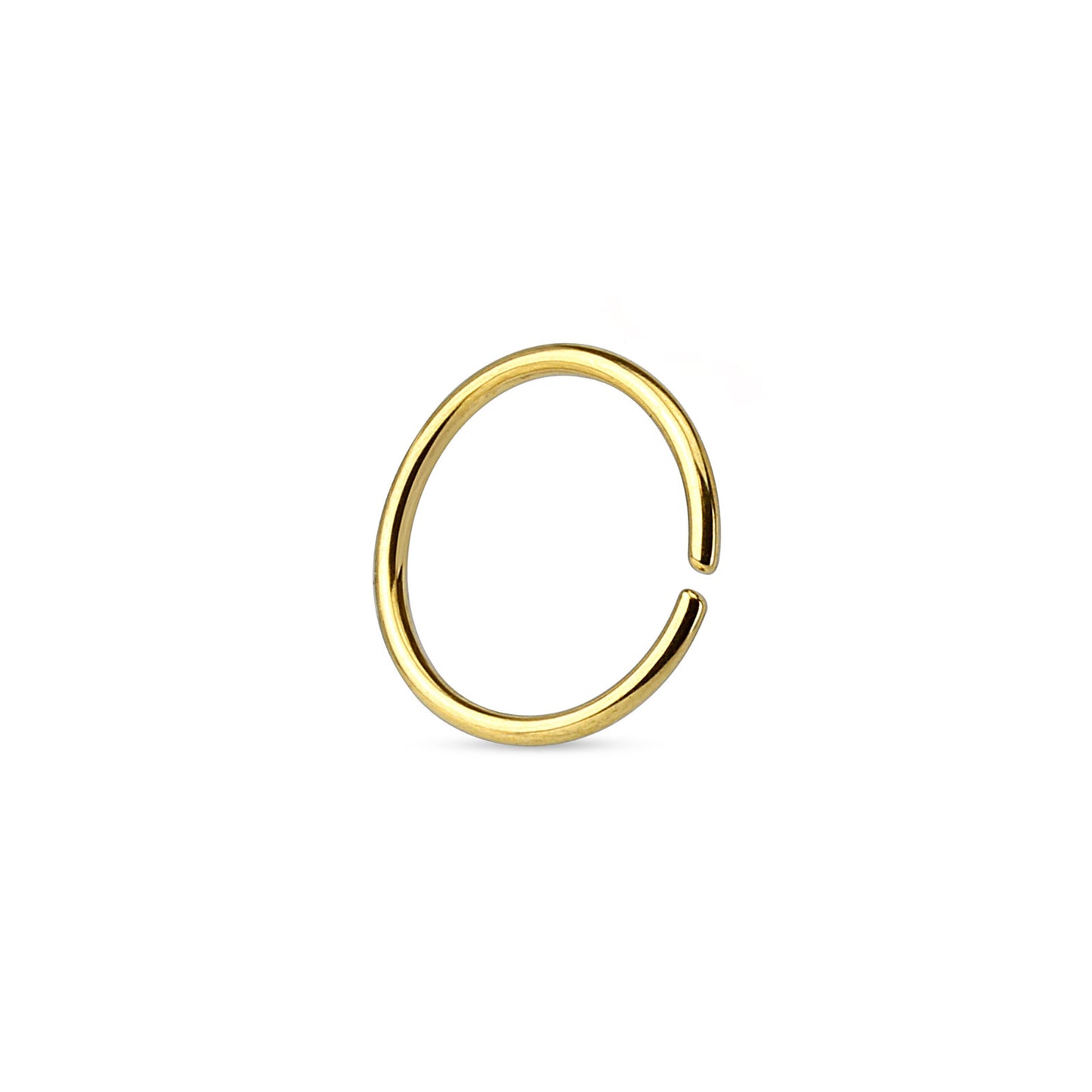 ✨ Annealed Rounded Ends Cut Hoop Rings