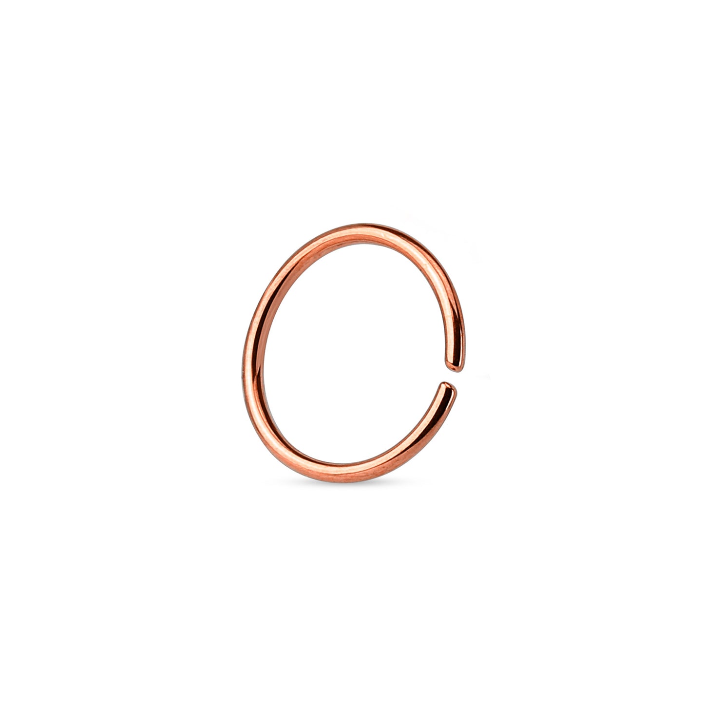 ✨ Annealed Rounded Ends Cut Hoop Rings