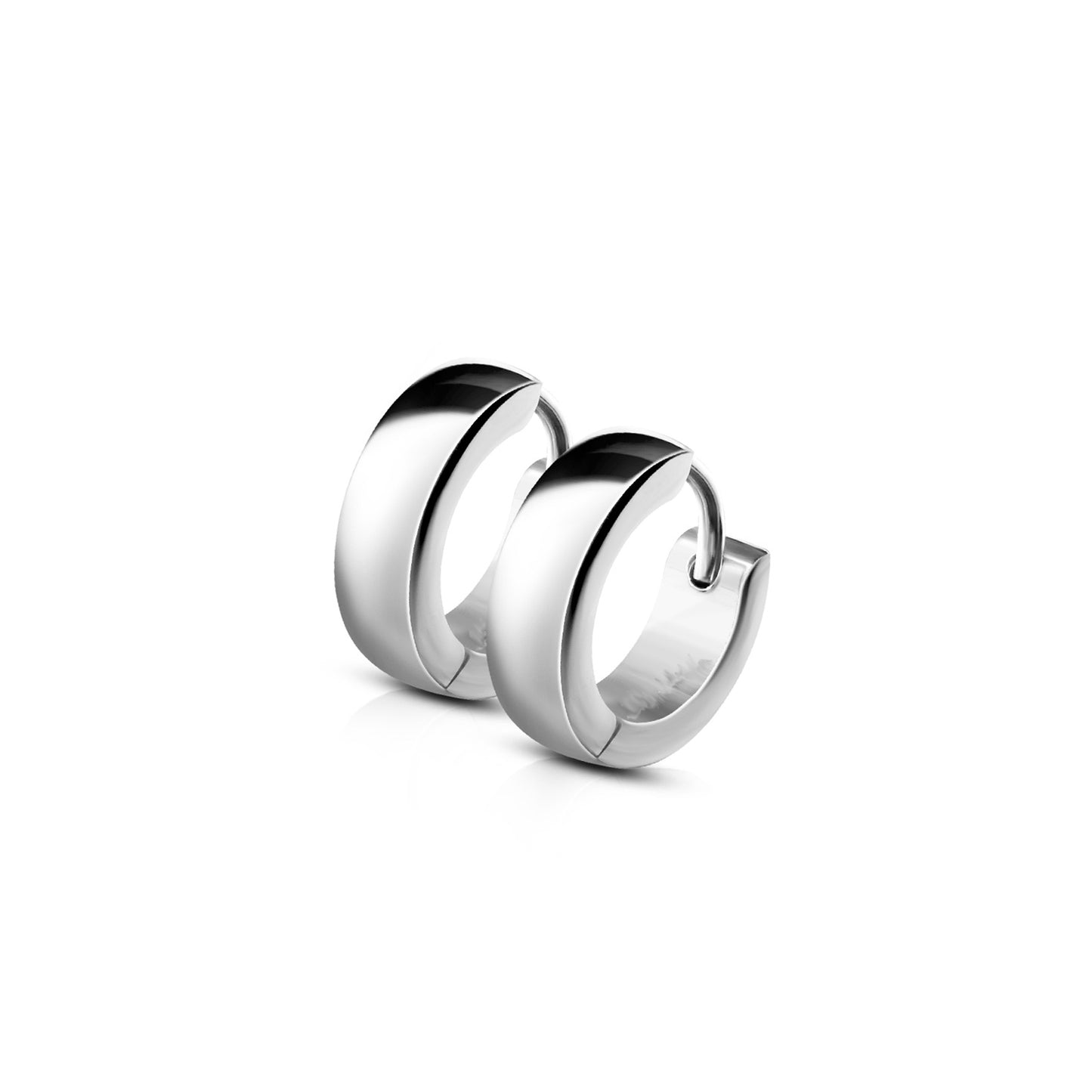 ✨ Surgical Steel Small 4mm Dome Huggie Hoop Earrings