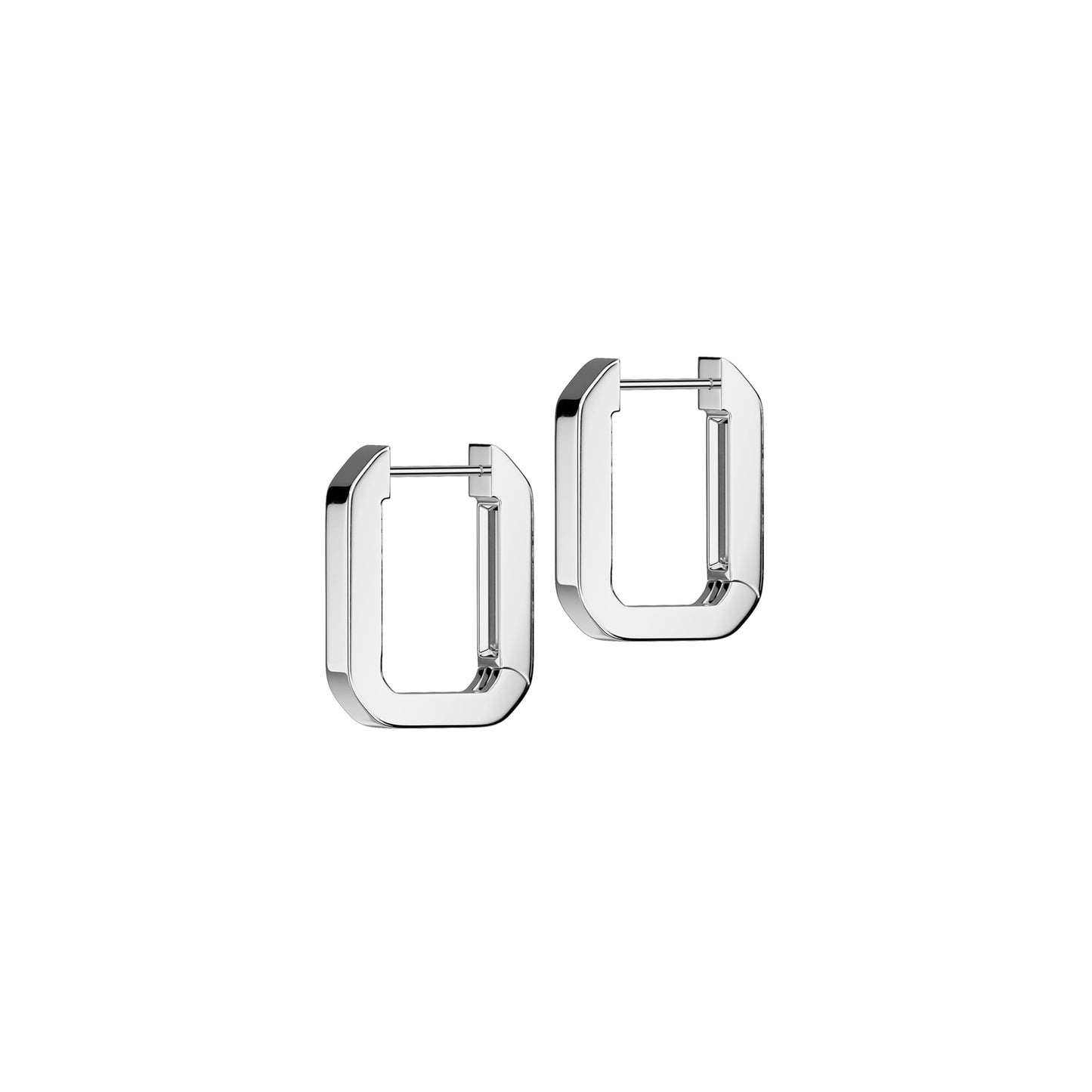 ✨ Surgical Steel Rectangle Hinged Hoop Earrings