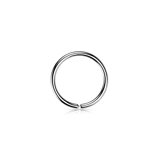 ✨ Bendable Hoop Rings with Rounded Ends