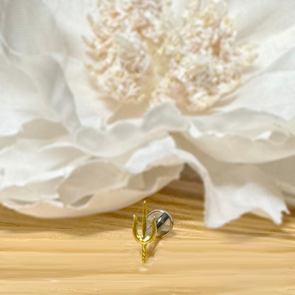 ✨ Titanium Trident Top Threadless Labret