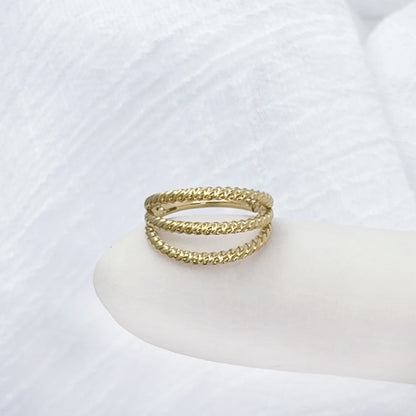 ✨ 16G Triple Braided Hinged Hoop