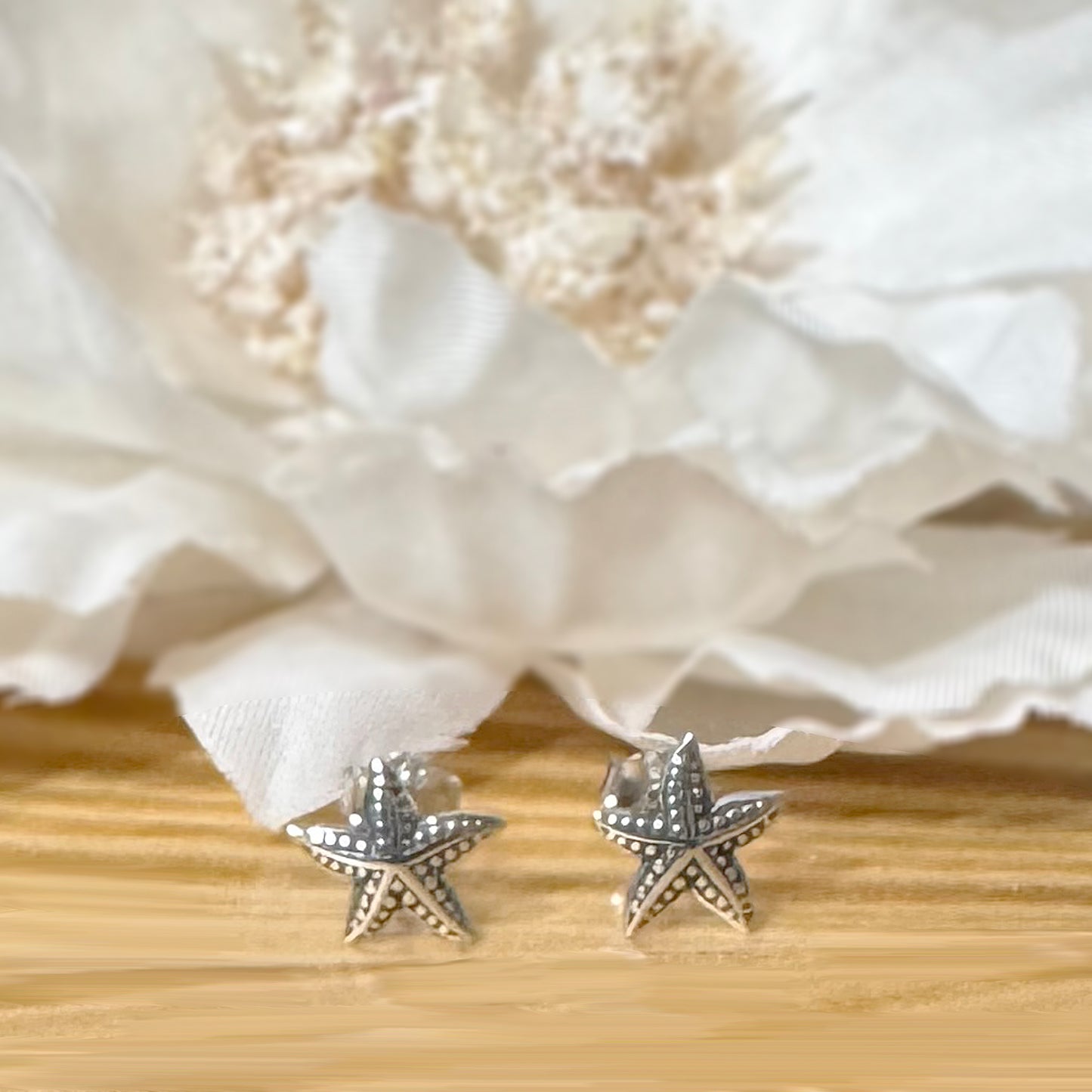 ✨ 925 Silver Starfish Stud Earrings