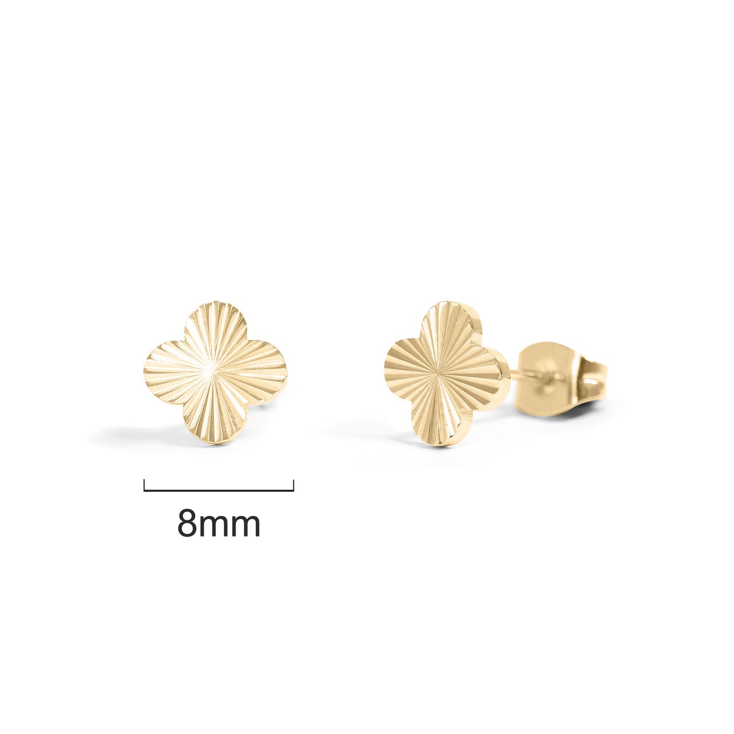 Cute Clover Stud Earrings