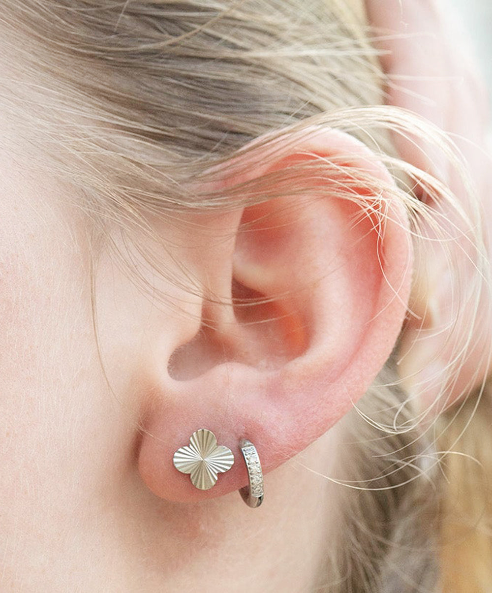 Cute Clover Stud Earrings