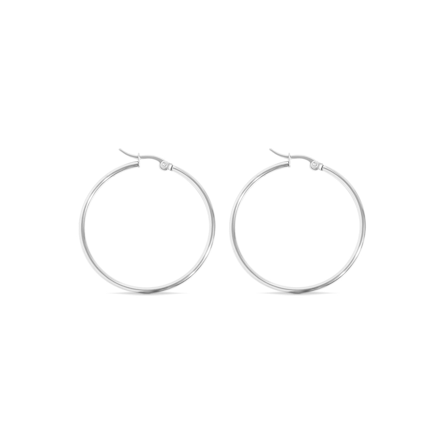 ✨ Round Tube Large Hoop Earrings